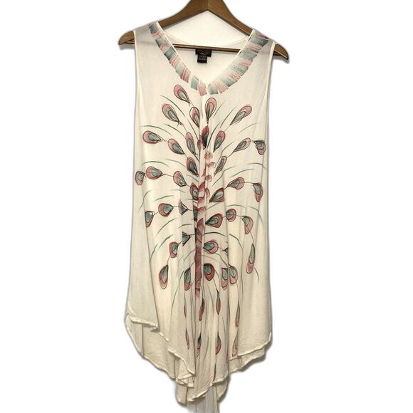 Sheer Bathing Suit Cover Up Pagoda One Size - Picture 1 of 12